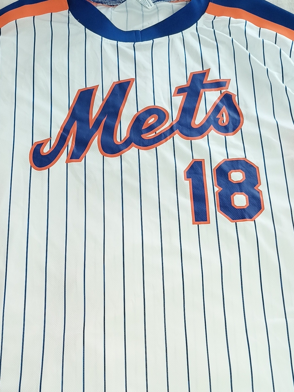 NY Mets Darryl Strawberry 18 SGA Stadium Giveaway Baseball Jersey Men’s XL Retro